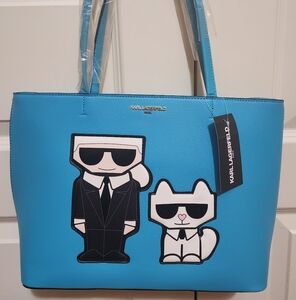 Karl Lagerfeld Applique Tote